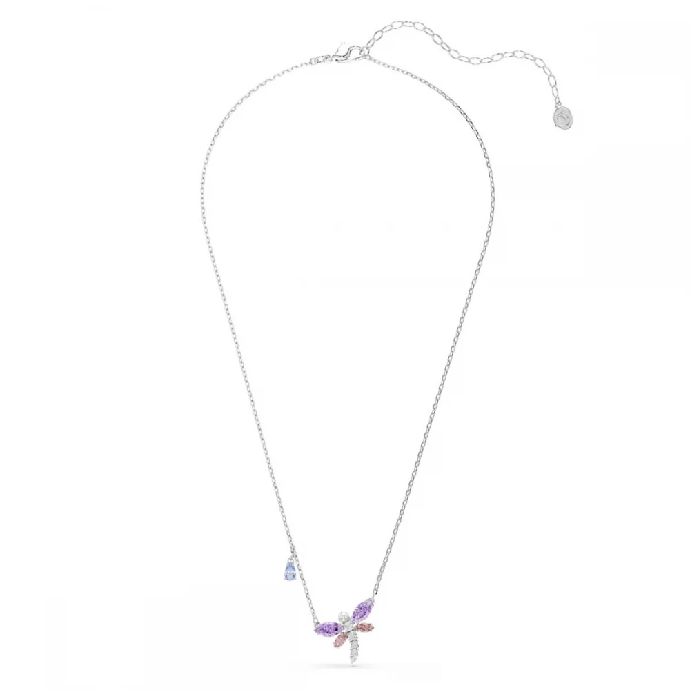 SWAROVSKI Μενταγιόν με αλυσίδα, Ariana Grande, Πολύχρωμο, Μίξη Κοπών, Λιβελούλα, Επιροδιωμένο 5737383