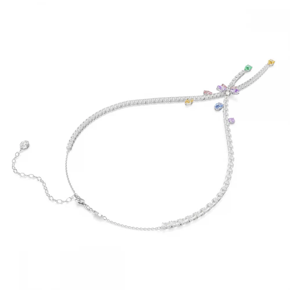 SWAROVSKI Κολιέ Ariana Grande Μείξη κοπών, Πολύχρωμο, Λιβελούλα, Επιμετάλλωση ροδίου 5737424