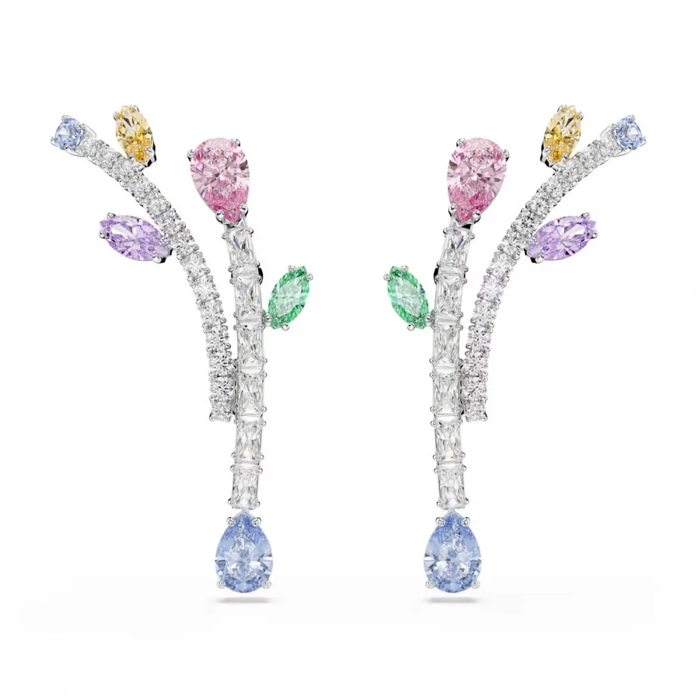 SWAROVSKI Ariana Grande Σκουλαρίκια-Σταγόνα Πολύχρωμα, Μίξη Κοπών, Επιροδιωμένο 5737426