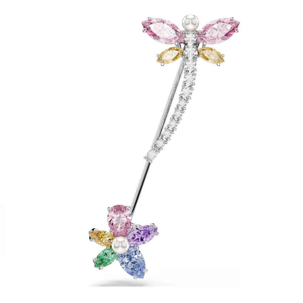 SWAROVSKI Καρφίτσα Ariana Grande, Μείξη κοπών, Λιβελούλα, Πολύχρωμη, Επιμετάλλωση ροδίου 5737428