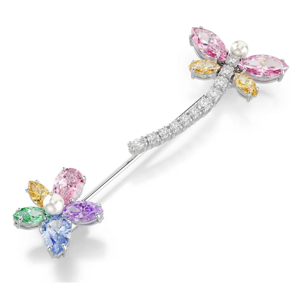 SWAROVSKI Καρφίτσα Ariana Grande, Μείξη κοπών, Λιβελούλα, Πολύχρωμη, Επιμετάλλωση ροδίου 5737428
