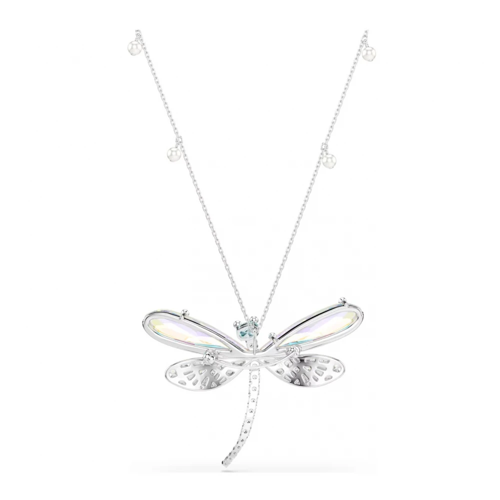 SWAROVSKI Μενταγιόν με αλυσίδα, Ariana Grande, Λευκό, Μίξη Κοπών, Λιβελούλα, Επιροδιωμένο 5737429