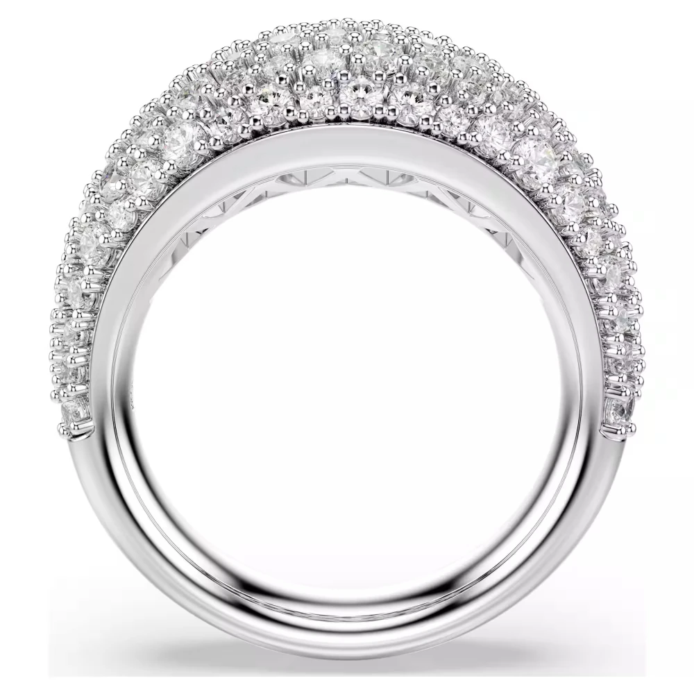 SWAROVSKI Sublima Δακτυλίδι, Λευκό, Επιμετάλλωση Ροδίου 5737596