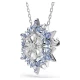 SWAROVSKI Μενταγιόν και Καρφίτσα Magic, Χιονονυφάδα, Μπλε, Επιμετάλλωση ροδίου 5737619