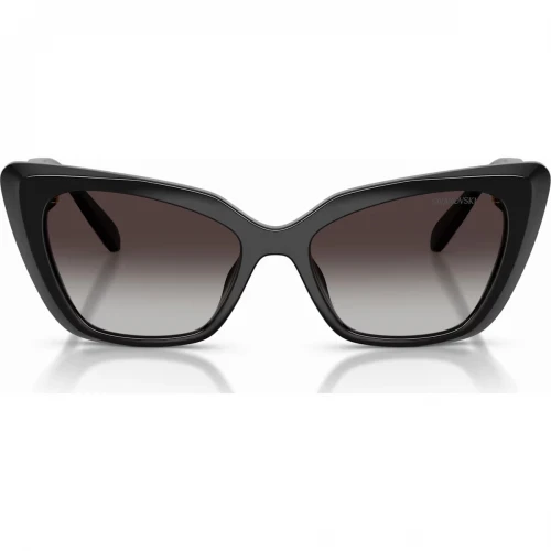 SWAROVSKI Γυαλιά Ηλίου Σχήμα Μάτι Γάτας, Μαύρα με Χρυσό τόνο 5737919