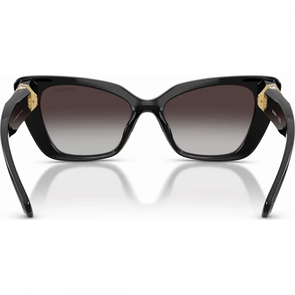 SWAROVSKI Γυαλιά Ηλίου Σχήμα Μάτι Γάτας, Μαύρα με Χρυσό τόνο 5737919