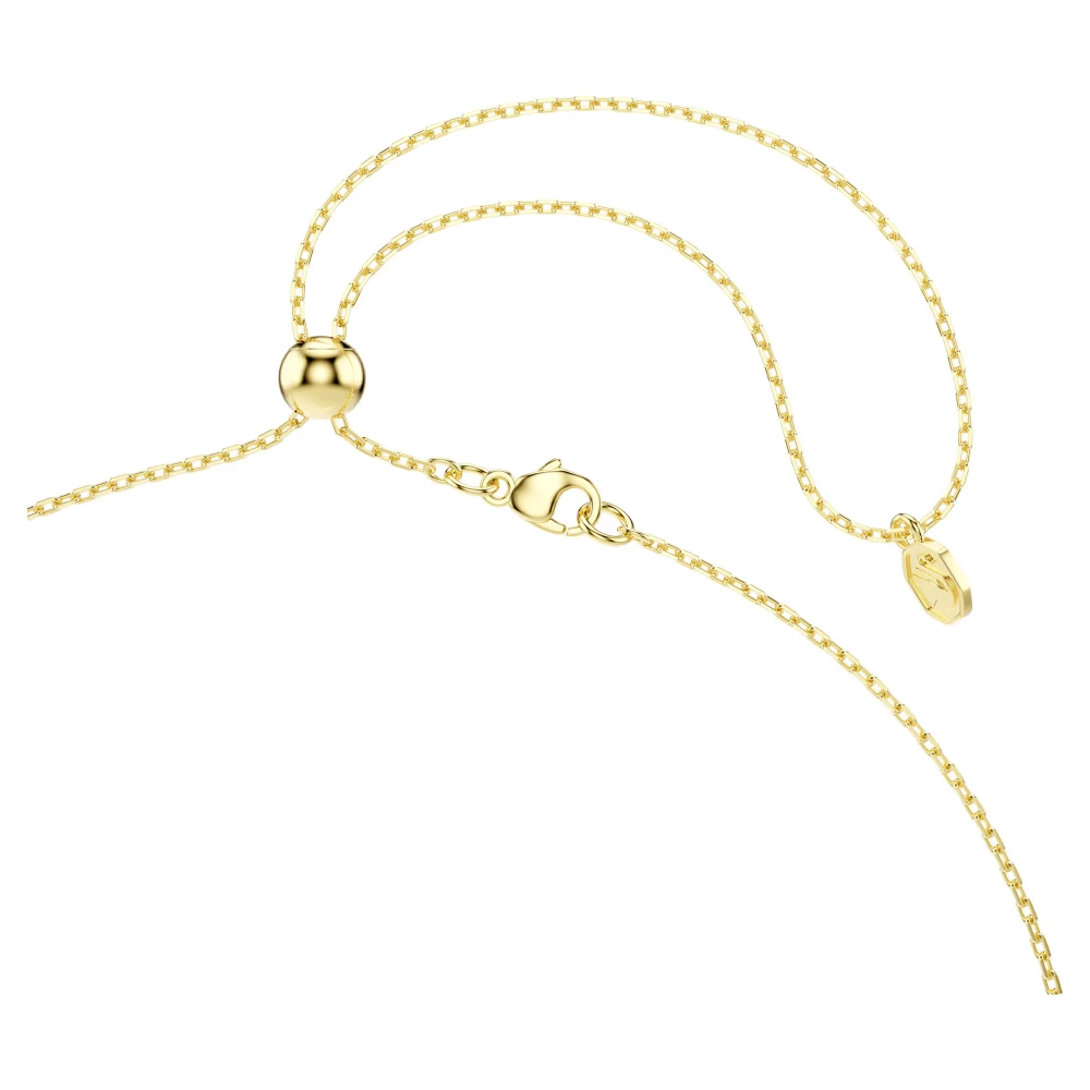 SWAROVSKI Μενταγιόν Gema Μίξη κοπών, Πολύχρωμο, Επιμετάλλωση σε Χρυσαφί Τόνο 5741587