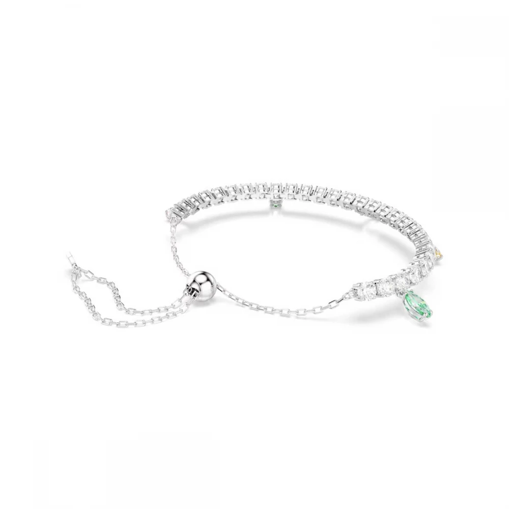 SWAROVSKI Βραχιόλι Tennis Ariana Grande, Μίξη κοπών, Πολύχρωμο, Επιμετάλλωση ροδίου 5742463