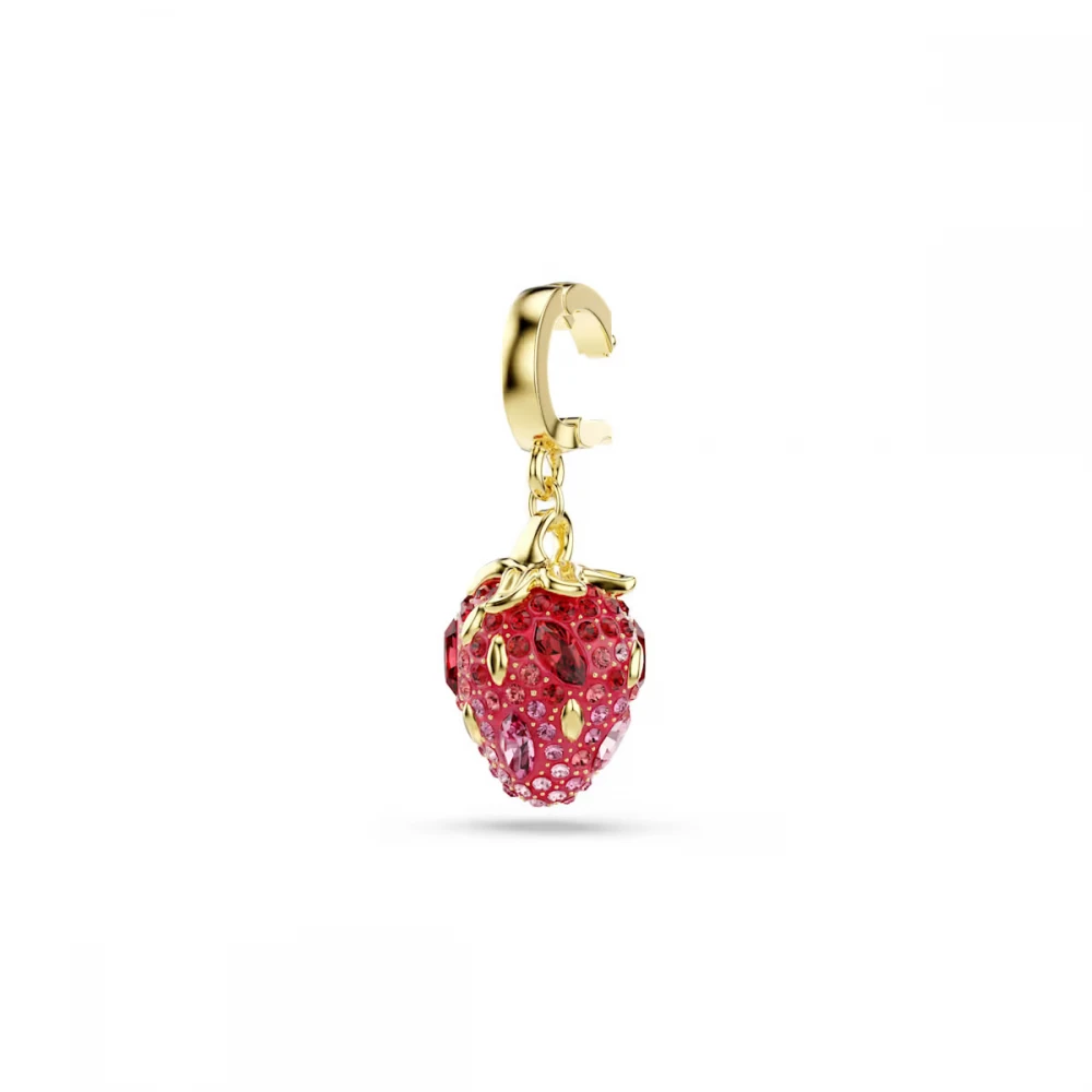 SWAROVSKI Idyllia Γούρι, Καρδιά, Ροζ, Επιμετάλλωση σε Χρυσό Τόνο 5743136