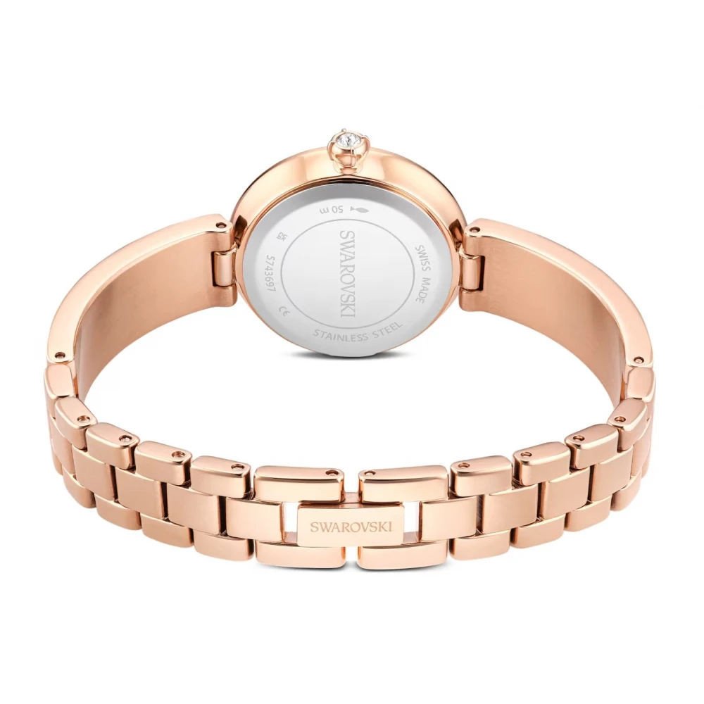 SWAROVSKI Matrix Pearl Bangle Eλβετικής κατασκευής, Κρυστάλλινο μπρασελέ, Μαύρο, Φινίρισμα σε χρυσό σαμπανί τόνο 5743697