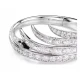 SWAROVSKI Vienna Άκαμπτο Βραχιόλι, Κύκνος, Λευκό, Μίξη Κοπών, Επιμετάλλωση Ροδίου 5749066