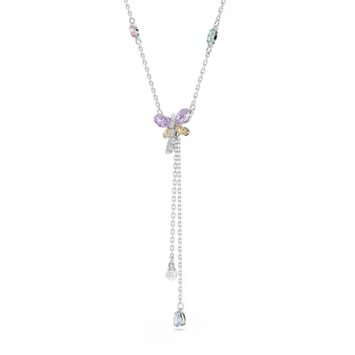 SWAROVSKI Κολιέ Ariana Grande Μείξη κοπών, Πολύχρωμο, Λιβελούλα, Επιμετάλλωση ροδίου 5749183