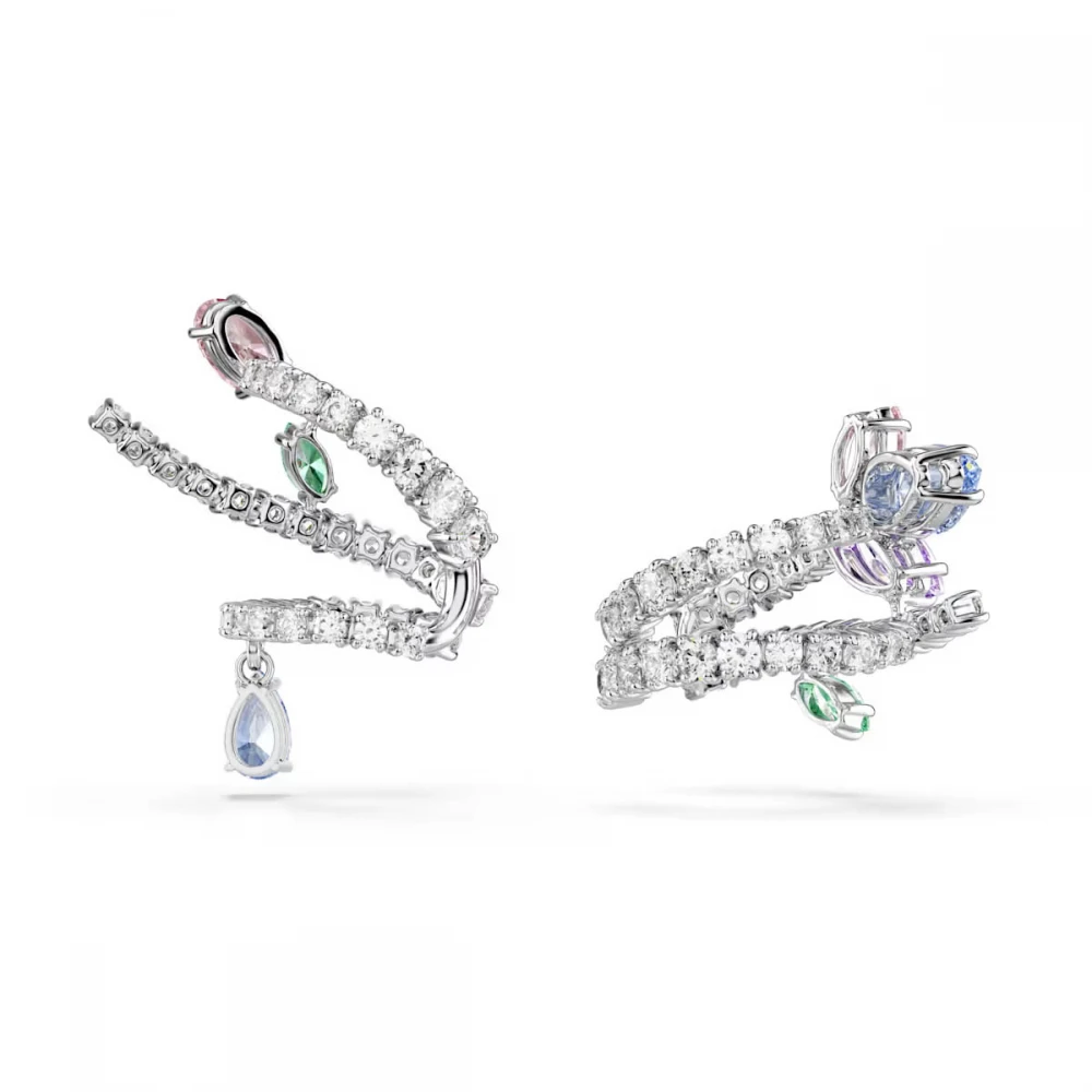SWAROVSKI Ariana Grande Σκουλαρίκια Πολύχρωμα, Μίξη Κοπών, Επιροδιωμένο 5749184