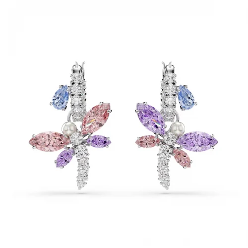 SWAROVSKI Ariana Grande Σκουλαρίκια, Λιβελούλα, Πολύχρωμα, Μίξη Κοπών, Επιροδιωμένο 5749185