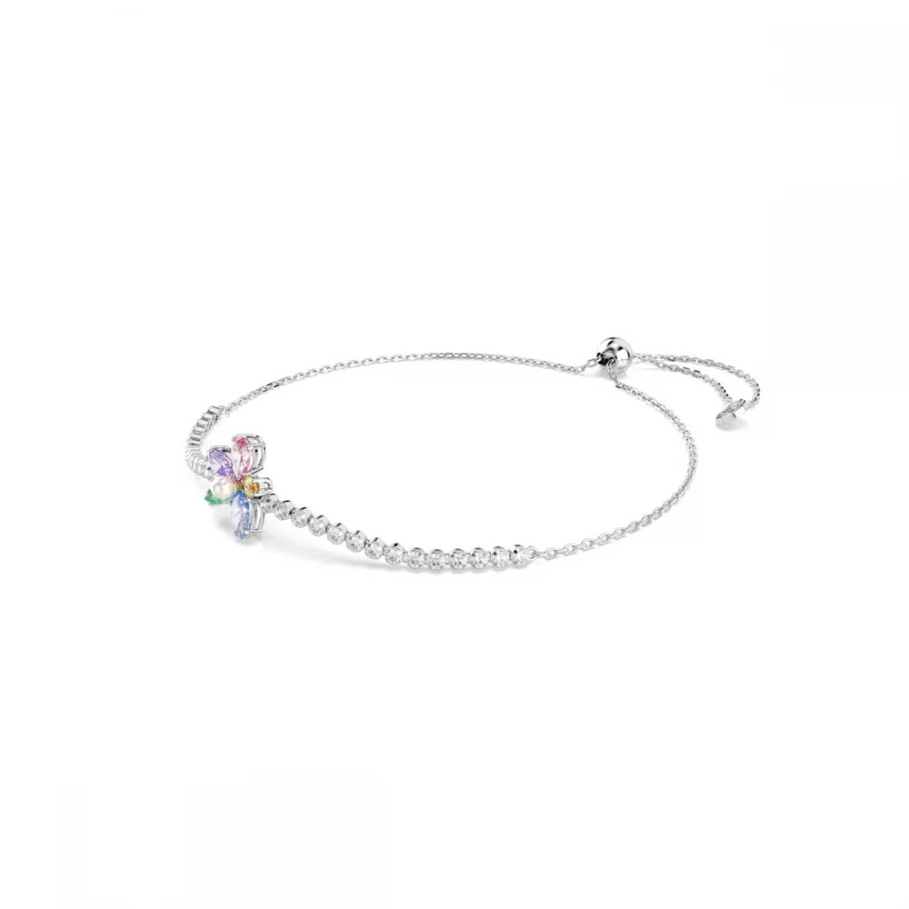 SWAROVSKI Βραχιόλι Ariana Grande, Μίξη κοπών, Πολύχρωμο, Λουλούδι, Επιμετάλλωση ροδίου 5749187
