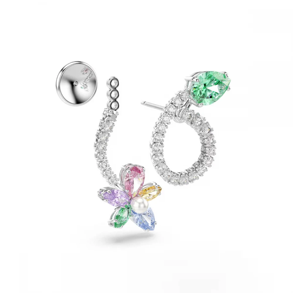 SWAROVSKI Ariana Grande Σκουλαρίκια Πολύχρωμα, Μίξη Κοπών, Λιβελούλα, Επιροδιωμένο 5749190