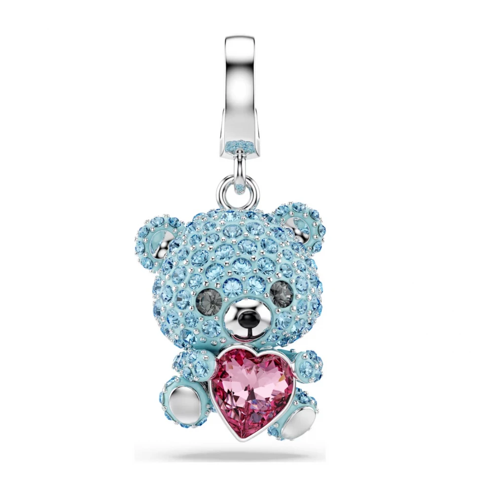 SWAROVSKI Γούρι Αρκουδάκι, Μπλε, Επιμετάλλωση Ροδίου 5750253