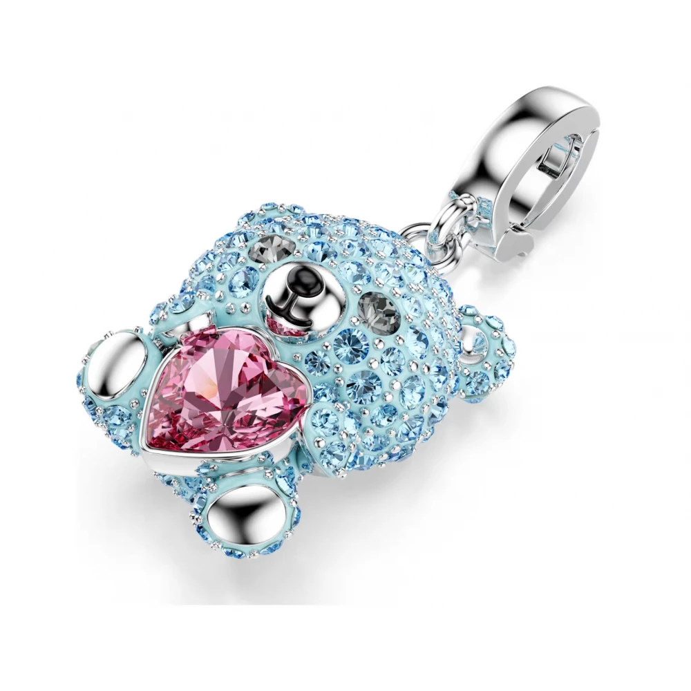SWAROVSKI Γούρι Αρκουδάκι, Μπλε, Επιμετάλλωση Ροδίου 5750253