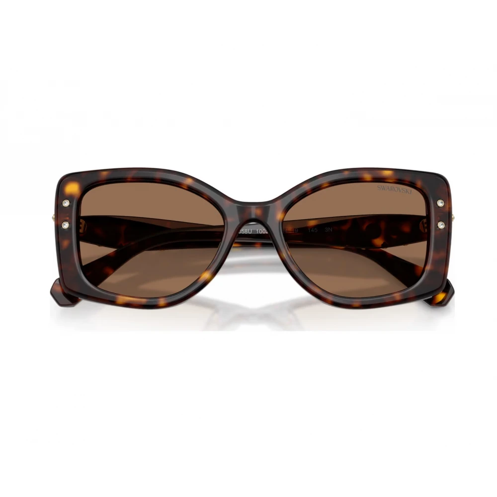 SWAROVSKI Imber Γυαλιά Ηλίου, Σχήμα με Στρογγυλεμένες άκρες, Καφέ 5752905