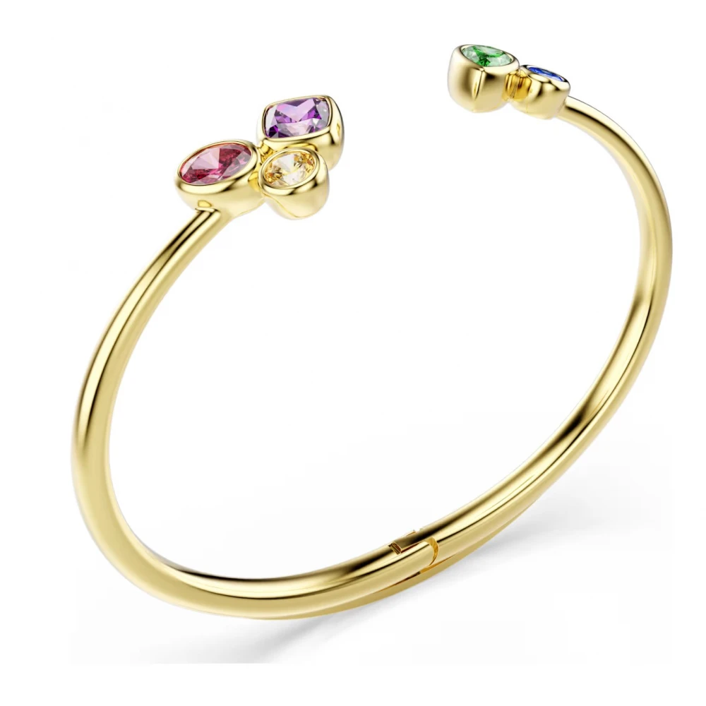 Swarovski Βραχιόλι Χειροπέδα, Imber Μίξη κοπών, Πολύχρωμο, Επιμετάλλωση σε χρυσό 18K 5753259