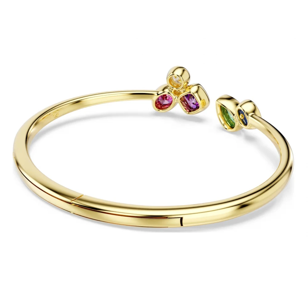 Swarovski Βραχιόλι Χειροπέδα, Imber Μίξη κοπών, Πολύχρωμο, Επιμετάλλωση σε χρυσό 18K 5753259