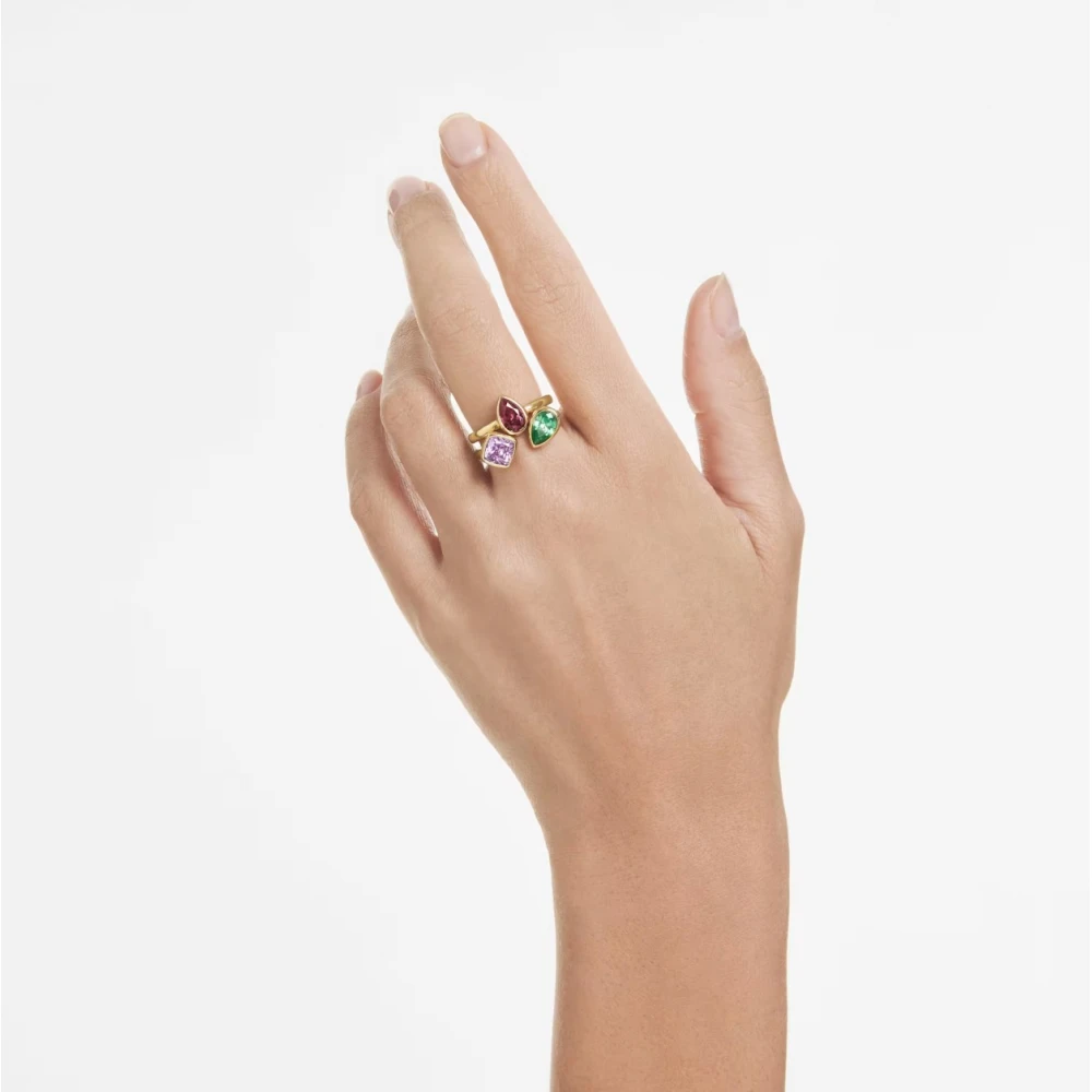 SWAROVSKI Imber Set Δαχτυλίδια Κοκτέιλ Μίξη κοπών, Πολύχρωμα Επιμετάλλωση σε Χρυσό 18Κ 5753277