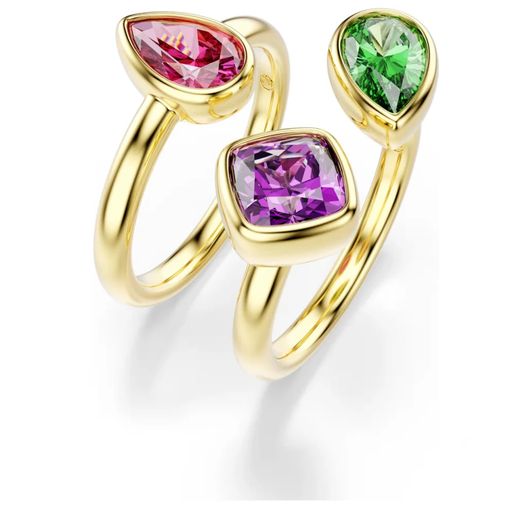 SWAROVSKI Imber Set Δαχτυλίδια Κοκτέιλ Μίξη κοπών, Πολύχρωμα Επιμετάλλωση σε Χρυσό 18Κ 5753277