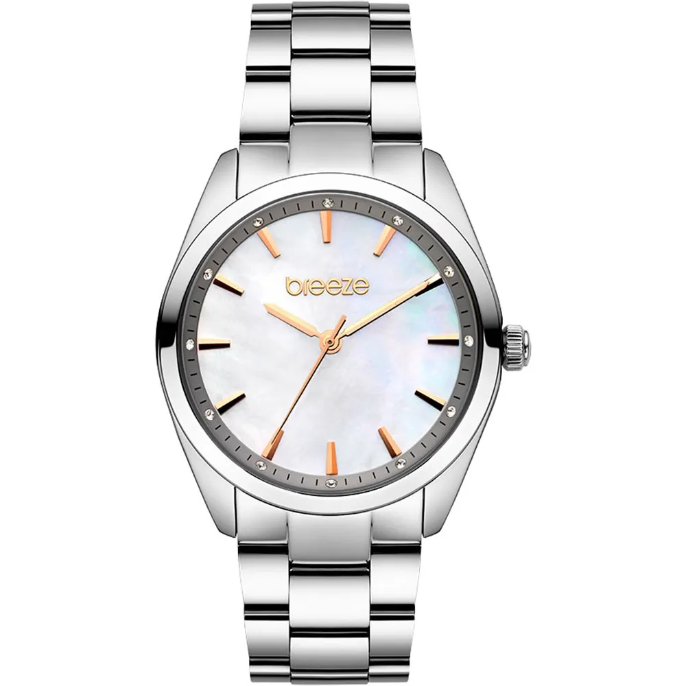 BREEZE Finesse Crystals Stainless Steel Bracelet 612051.1