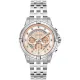 BREEZE Divinia Crystals Silver Stainless Steel Chronograph 612311.4