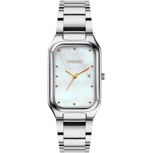 BREEZE Dynasty Silver Stainless Steel Bracelet 612321.1