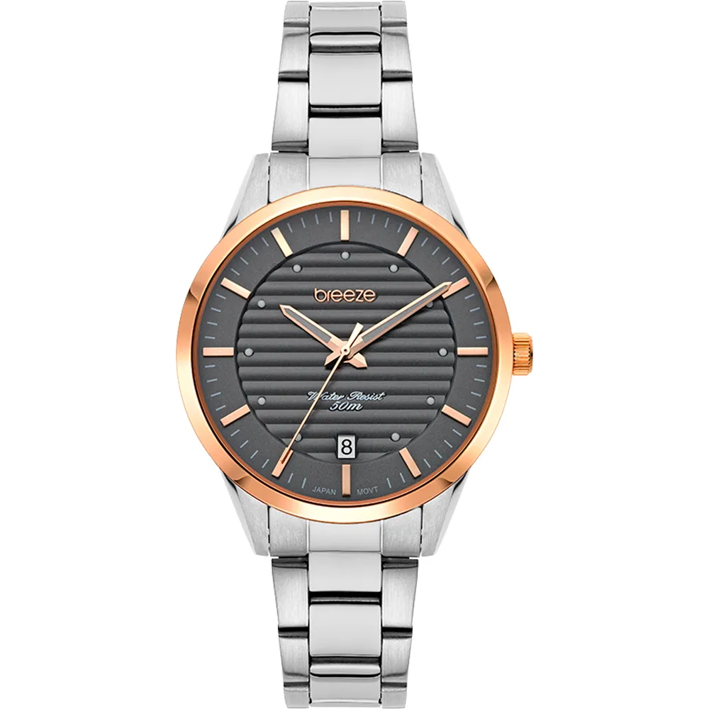 BREEZE Retraux Silver Stainless Steel Bracelet 612361.6