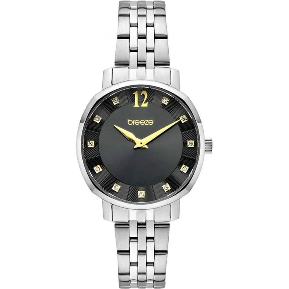 BREEZE Semplice Swarovski Silver Stainless Steel Bracelet 612421.6