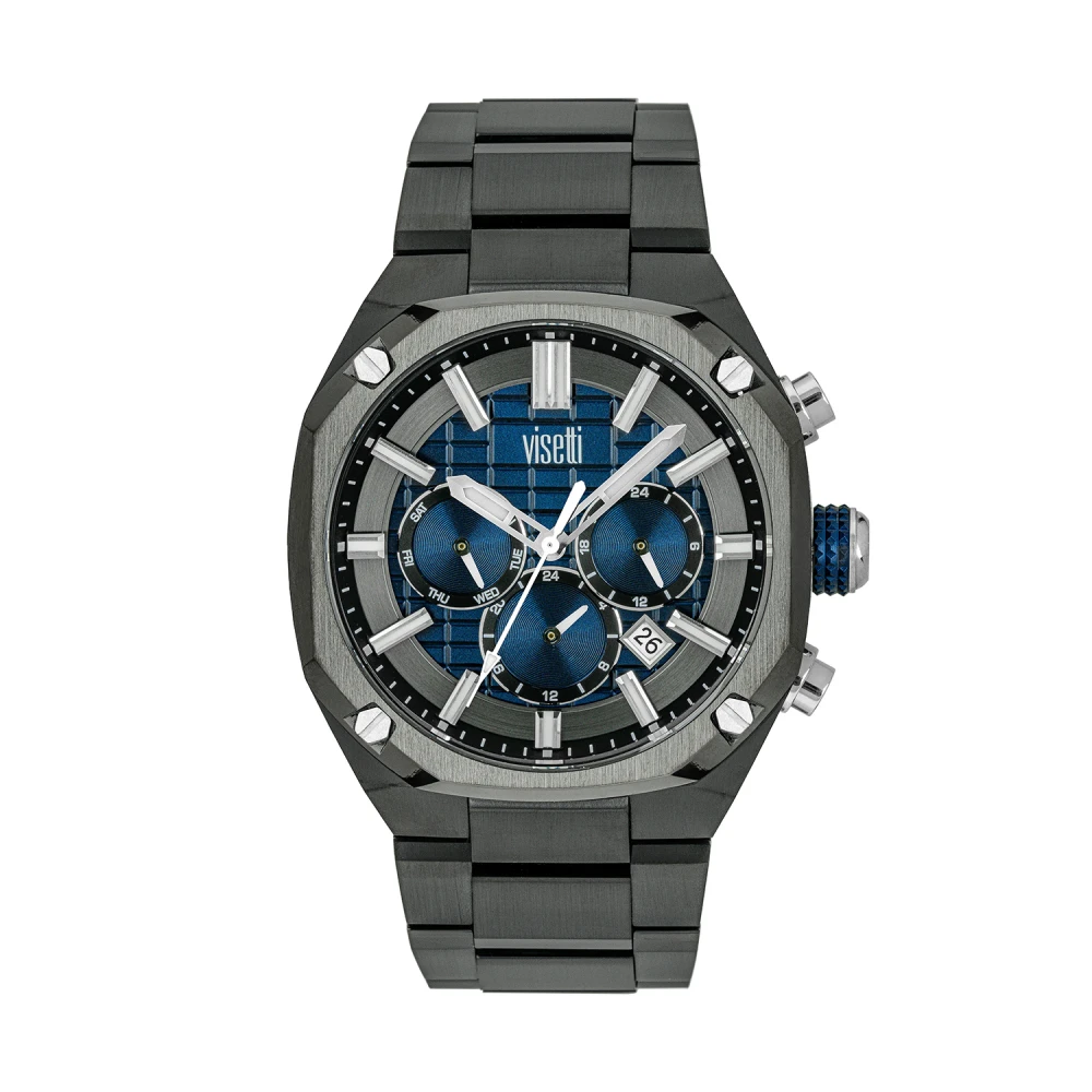 VISETTI με Μαύρο Μπρασελέ από Ανοξείδωτο Ατσάλι 61I-SW011BC