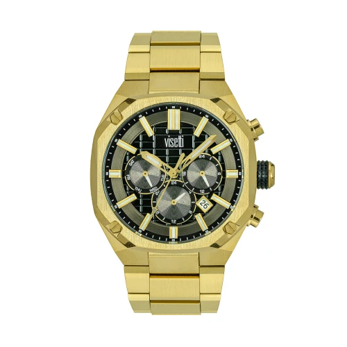 VISETTI με Χρυσό Μπρασελέ από Ανοξείδωτο Ατσάλι 61I-SW011GB