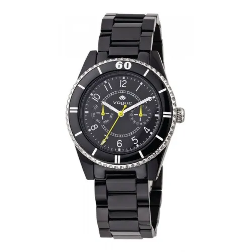 VOGUE Multifunction Black Stainless Steel Bracelet 64612.2