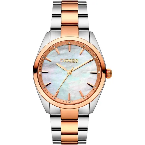 BREEZE Finesse Crystals Two Tone Stainless Steel Bracelet 712051.1