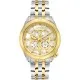 BREEZE Symmetria Swarovski Two Tone Stainless Steel Bracelet 712261.2