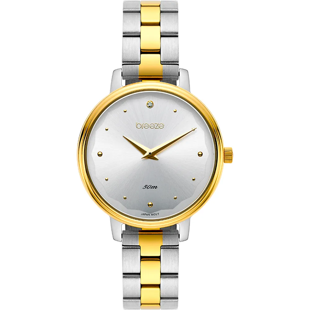 BREEZE Ideale Με Μπρασελέ Δύο Τόνων από Ανοξείδωτο Ατσάλι 2103712351.2