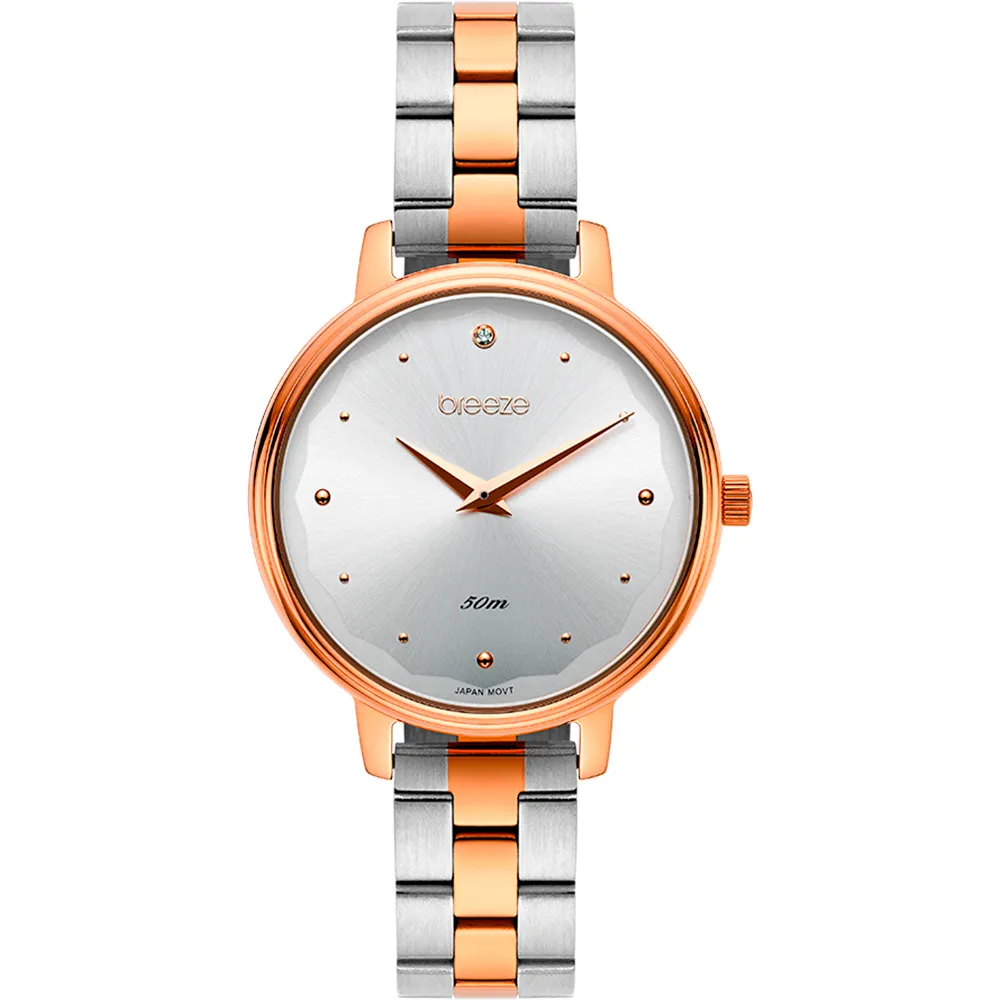 BREEZE Ideale Two Tone Stainless Steel Bracelet 712351.4