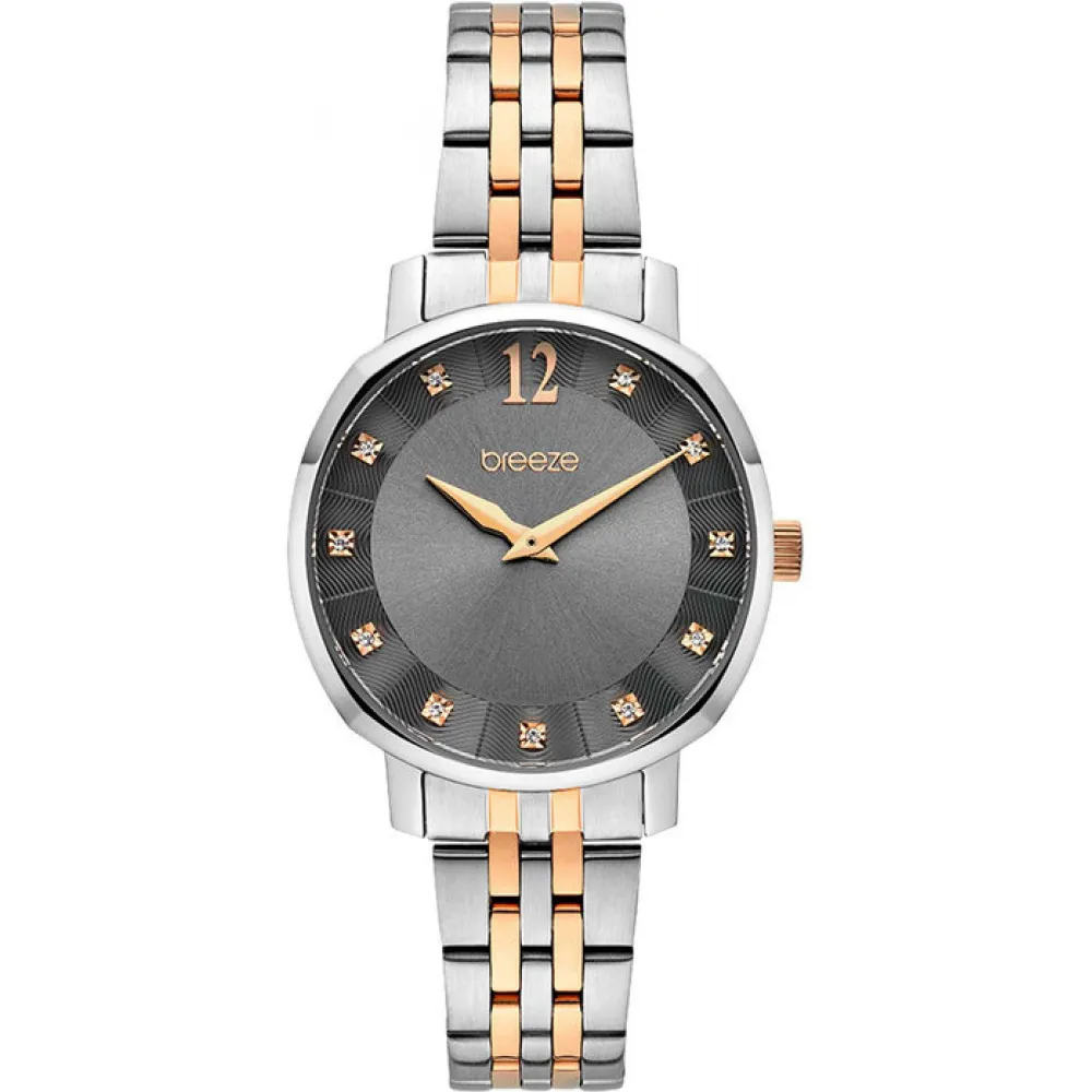 BREEZE Semplice Swarovski Two Tone Stainless Steel Bracelet 712421.9