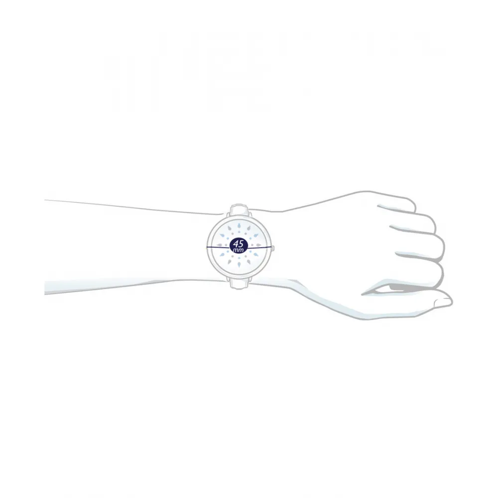 DAS.4 SG65 Smartwatch Black Silicone Strap 75071