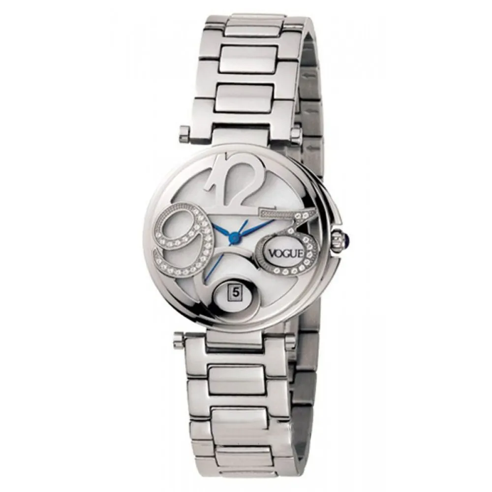 VOGUE Silver Crystal Stainless Steel Bracelet 821631.1