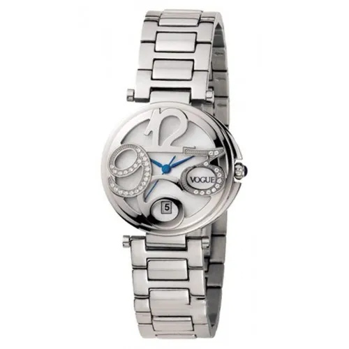 VOGUE Silver Crystal Stainless Steel Bracelet 821631.1