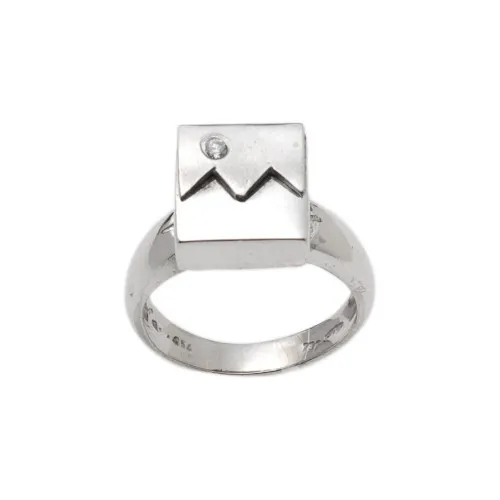 925 Ασήμι Δαχτυλίδι Τετράγωνο Κέντρο AD9250017