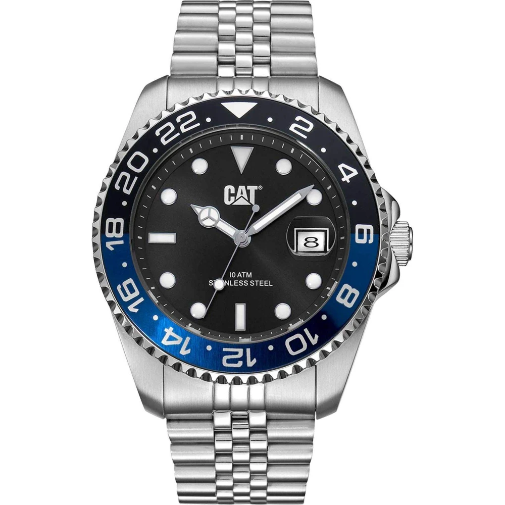 CATERPILLAR R-Type, Ασημί Μπρασελέ από Ανοξείδωτο Ατσάλι AO14111126