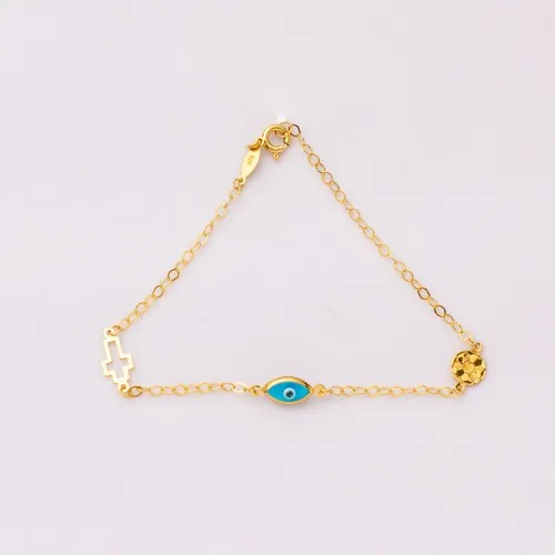 9K Χρυσό Βραχιόλι B20BVRD