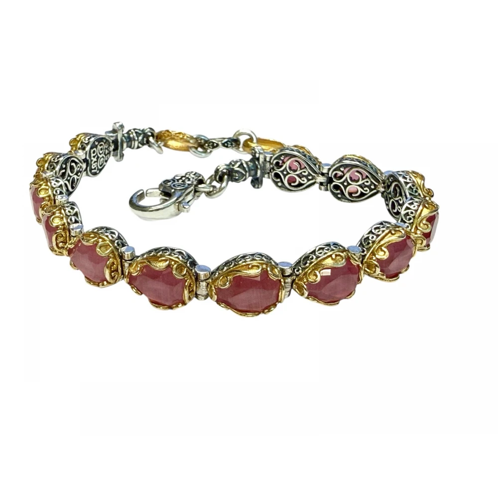 DIMITRIOS EXCLUSIVE Βραχιόλι από Ασήμι 925 με Swarovski κρύσταλλα B48