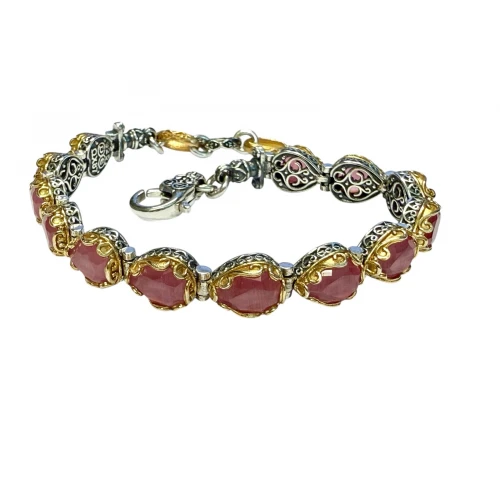 DIMITRIOS EXCLUSIVE Βραχιόλι από Ασήμι 925 με Swarovski κρύσταλλα B48