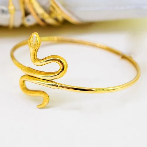 14K Χρυσό βραχιόλι Χειροπέδα B973FD