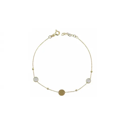 14K Χρυσό Bραχιόλι Με Φίλντισι BP9025